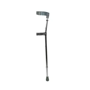 Elbow Aluminum Adjustable Free Standing Underarm Crutch Walking Stick Elderly Walking Cane