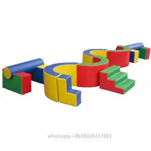 室内儿童软游戏垫，用于娱乐室内软游戏设备，带有安全的儿童软游乐场QX-173E
