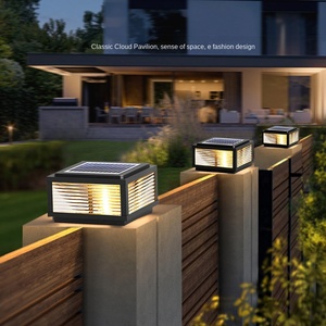 เสาไฟ LED กันน้ำสำหรับตกแต่งสวน, เสาพลังงานแสงอาทิตย์สำหรับตกแต่งสวนและสนามหญ้ากลางแจ้ง IP65 - Product Image 2