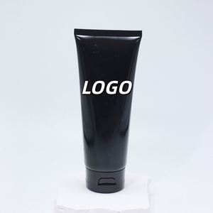หลอดบีบครีมล้างหน้า/โลชั่นสีดำ ขนาด 10-100 มล. สำหรับเครื่องสำอาง - Product Image 1
