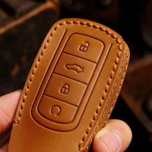 TONLINKER ซองหนังใส่กุญแจรถยนต์สำหรับ Chery EXEED RX Suv 2023-ปัจจุบัน  พร้อมปลอกหุ้มกุญแจรีโมทและอุปกรณ์เสริม - Product Image 4