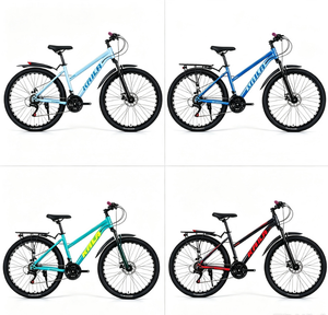 Mountain Bike con Telaio Inclinato per Adulti con Freni a Disco per Cross-Country - Bici da Montagna per Studenti e Pendolari con Portapacchi - Product Image 2