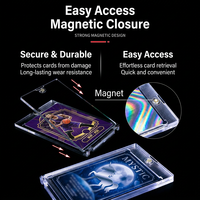 Porte-cartes magnétique anti-UV 35PT-180PT, étui à cartes One Touch, protège-cartes pour cartes sportives, cartes Pokémon TCG, Slab