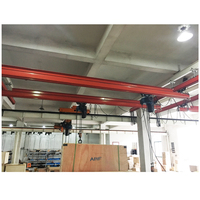 Pont roulant monopoutre suspendu de type léger et flexible, modèle KBK, capacité 1 tonne, avec chariot électrique de style européen, à vendre