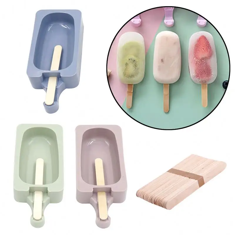 Stampo per gelato in Silicone jelly hockey machine baby DIY integratore alimentare strumento ghiacciolo stick cucina