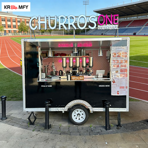 Remolque de Comida Cuadrado de Acero Inoxidable con Certificación CE DOT, Ideal para Helados, Yogur Congelado, Hamburguesas y Cocina Móvil Rápida - Product Image 1