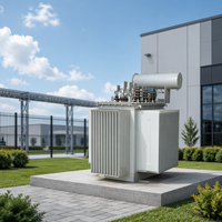 Transformateur immergé dans l'huile à enroulement en cuivre 20KV 35KV 400 500 630 KVA pour équipement industriel OEM HV Extérieur MV CE Prix