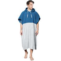 Serviette de bain à capuche en microfibre Sports nautiques Poncho Serviette de poncho à langer avec capuche Séchage rapide Poncho Serviette Robe