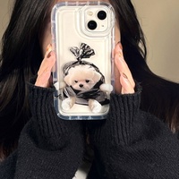 WOWCASE – coque arrière transparente pour iphone, compatible modèles i X, Xr, Xs max, 12, 13 pro max
