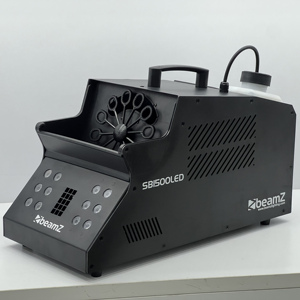 GuberaStar Professional 1500w Haze Machine à roue unique RGB Disco Party Smoke Bubble Machine sans fil/DMX 3in1 Control - Product Image 6