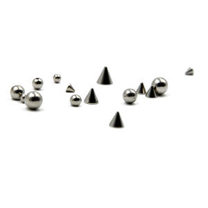20 pièces/lot Accessoires de vis en acier inoxydable pour bijoux corporels : boules, cônes, pour <span class=keywords><strong>piercings</strong></span> de lèvres, de mamelons, de langue, de sourcils et de remplacement - Product Image 5