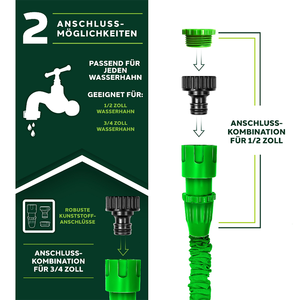 Customizable 15m Expandable Irrigation with No Knotting Feature Flexible Water for Shower Head - Product Image 2