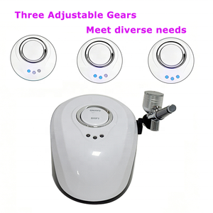Pistola Aerografo Automatica Professionale per Salone di <span class=keywords><strong>Bellezza</strong></span>, Macchina per Trucco Viso, Kit Compressore ABS per Pittura Modelli, Dispositivo per Nail Art e Tatuaggi - Product Image 3