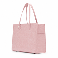 Sac fourre-tout en PU personnalisé avec bandoulière et pochette intérieure