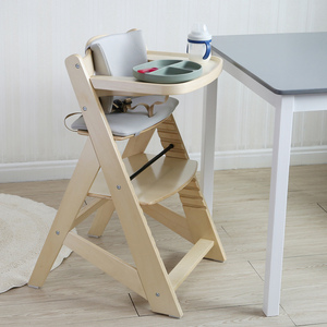 <span class=keywords><strong>Silla</strong></span> Alta <span class=keywords><strong>de</strong></span> <span class=keywords><strong>Madera</strong></span> para Bebés Inweto, Diseño Clásico Kensington, Segura para <span class=keywords><strong>Comer</strong></span> y Jugar, con Bandeja Grande para Alimentos, Natural - Product Image 1