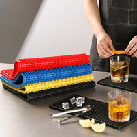 Tapis de bar antidérapant en PVC et caoutchouc écologique personnalisé, très vendu, pour la décoration de table de bière, accessoires de bar certifiés CE