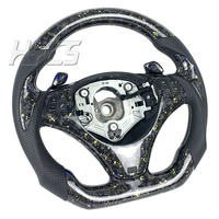 Volant de direction en fibre de carbone forgée pour l'intérieur de la voiture BMW E60 E61 E62 E63 E64 E88 E90 E92 E91 E93