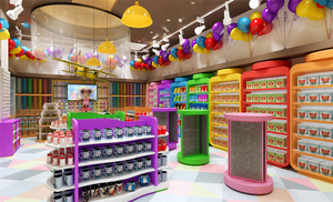 ร้านขายของเล่นเด็ก LUX ออกแบบตกแต่งภายในร้านขายลูกโป่ง ของขวัญ เฟอร์นิเจอร์ ของตกแต่ง ร้านขายชุดแฟนซีสำหรับงานปาร์ตี้ - Product Image 3