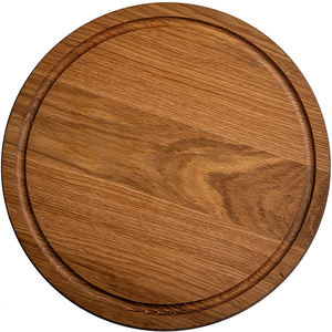 Tabla de cortar de madera redonda personalizada de 12 pulgadas para bistec, <span class=keywords><strong>pizza</strong></span>, chocolate, bandeja de cocina para picar - Product Image 1