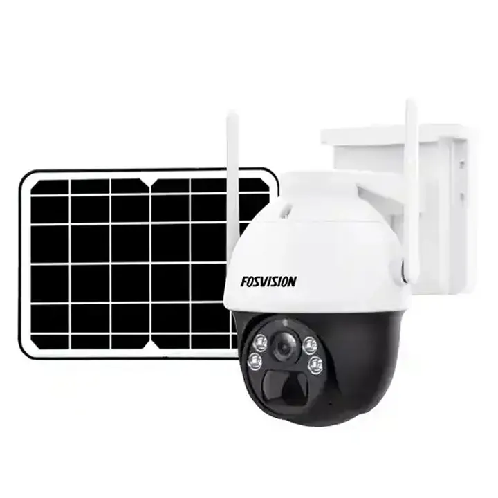 Fábrica 3MP câmera solar 4g baixa potência com bateria Câmeras CCTV Segurança Speed Dome PT 4G Cartão SIM Outdoorsurveillance