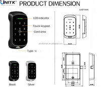 UNITK Serrure de casier d'armoire intelligente à carte RFID numérique par TTlock APP