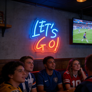 Enseigne néon LED lumineuse pour décoration murale – Idéale pour la maison, le bar, le café, la chambre – Cadeau parfait pour les amis et les fans de football - Product Image 5