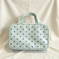 Trousse de Maquillage de Voyage Grande Capacité - Étui Cosmétique en Polyester Tendance avec Fermeture Éclair