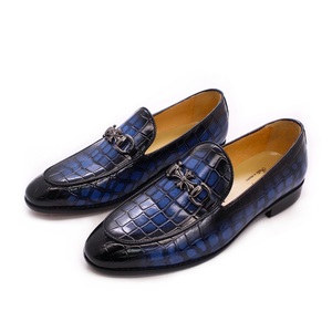 Mocasines de Cuero Genuino para Hombre, Diseño Casual y Versátil, Ideales para Eventos de Negocios y <span class=keywords><strong>Banquetes</strong></span> - Product Image 1