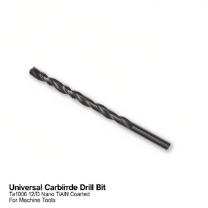 Foret universel en carbure Ttake Ta1006 12xD avec revêtement Nano TiAlN pour machines-outils - Product Image 2
