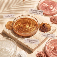 HKH Huile Corporelle Scintillante Bio Végane en Gros, Illuminateur et Bronzer Liquide, Formule Écologique et Imperméable Longue Durée