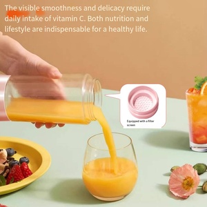 Nouveau style TikTok – Mixeur portable sans fil 400 ml avec 10 lames, recharge USB, pour usage domestique et extérieur, idéal pour camping-car - Product Image 5