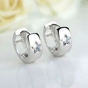 Fashion Star Ear <b>Cuff</b> <b>Earrings</b> For Women Sparkle Stone Star <b>Earrings</b> Daily Wear Gift Jewelry Wholesale - Product Image 4
