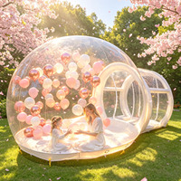 Dôme à bulles gonflable transparent de 3 m (10 pi) – Tente ballon transparente pour décorations de fête d'anniversaire