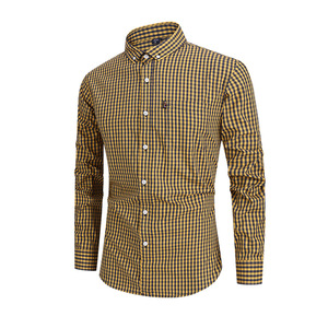 Chemise en coton à manches longues, tenue professionnelle, formelle, décontractée, polyvalente, couleur unie, vêtements de travail pour homme - Product Image 6
