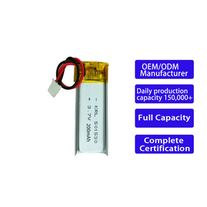Аккумулятор UN38.3 MSDS 501530 3.7V 200mAh, гибкий плоский блок для умных очков, AR/VR-гарнитур, внутренний мягкий аккумуляторный блок - Product Image 1