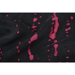 Sudadera con Capucha Oversize Vintage para Hombre, Estilo Grunge Lavado, con Estampado de Salpicaduras y Logotipo Personalizado, para Moda Urbana - Product Image 4