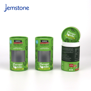 Boîte d'emballage cylindrique en carton kraft avec fenêtre en PVC de qualité alimentaire, recyclable, design personnalisé, tube en papier pour bonbons - Product Image 2