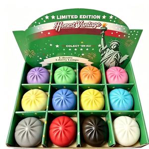 Honest Vantage Customize Display Box of Colorful Dumplings Stress Balls Fidget Sensory Toy Dumpling <b>Squishy</b> Toy Dumpling - Product Image 1