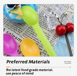 Eisport io nierer Antihaft-Obst dessert Großer runder Löffel Salat qualität Yougrt Plastiks chaufel - Product Image 4