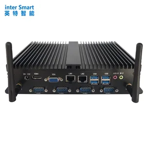 RS232COM जीएसएम LTE 3 जी 4G जीपीएस सिम कार्ड DDR4 i7-6660U Fanless आईपीसी