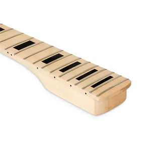 Mástil de Guitarra sin Terminar al por Mayor, 22 Trastes, Madera de Arce, Forma de C, Mástil de Guitarra Satinado con Cabezal de Palanca para DIY - Product Image 2