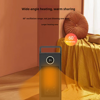 Nouveau radiateur de bureau portable télécommandé, petit, économe en énergie, alimentation USB, élément chauffant PTC, régulateur de température, anti-renversement