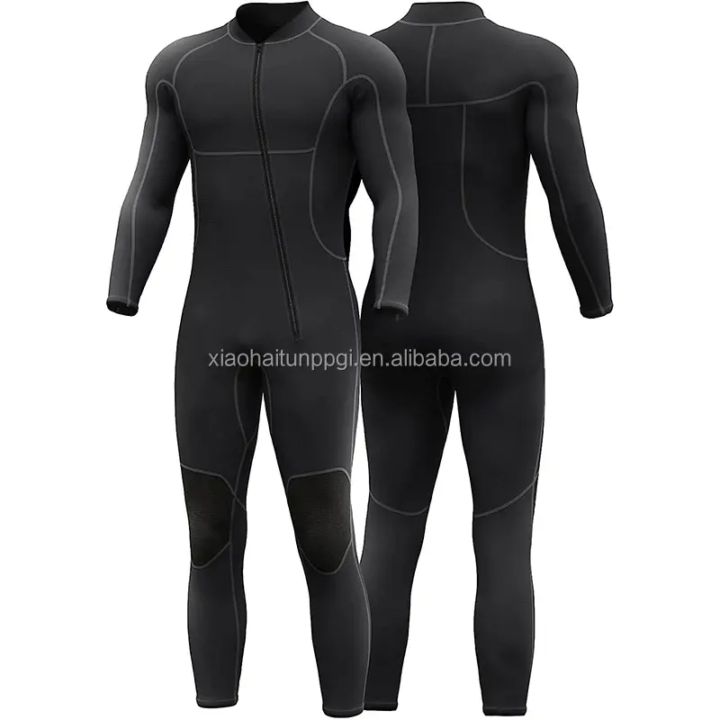 Kleiner Delphin 3mm Neopren Neopren anzüge Einteiliges Langarm-Paar Surf Dive Wear Hoodless Surfing Scuba Diving Suit