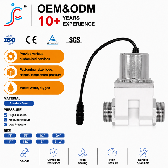 High Quality Diaphragm Electric Control 6V DC Solenoid Valve G1/2'' Low Power Water Flush Valve