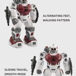 <span class=keywords><strong>Robot</strong></span> jouet RC à détection gestuelle, <span class=keywords><strong>robot</strong></span> policier pulvérisateur de fumée, <span class=keywords><strong>robot</strong></span> programmable à commande gestuelle 2.4G avec tir de balles - Product Image 3