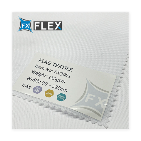FLFX 110G Sublimation Flag Printing Fabric Outdoor Textile for Flags Fabric