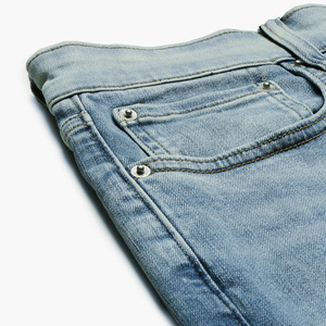 Summer New Men Fashion Stretch Causal Short Jeans Denim Shorts <b>Blue</b> Black Denim Swear Men's Shorts - Product Image 6