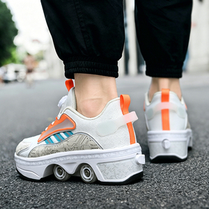 Nouveauté, baskets déformables à roulettes unisexes décontractées pour garçons et filles, chaussures de parkour - Product Image 2