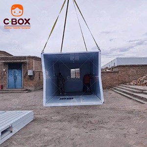 บ้านสำเร็จรูปแบบโมดูลาร์ปรับแต่งได้ Cbox สำหรับอพาร์ทเมนต์ โรงแรม โรงพยาบาล หอพัก ค่ายแรงงาน บ้านคอนเทนเนอร์พับได้ - Product Image 1