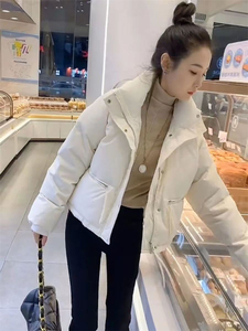 High Quality Printed Bomber <strong>Jacket</strong> Dropshipping Women's Regular <strong>Mandarin</strong> <strong>Collar</strong> Winter Casual Warm Waterproof &amp; Windproof - Product Image 6